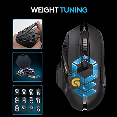 caractéristiques souris logitech G502 Proteus Spectrum