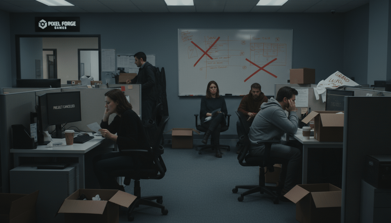 iron galaxy studios annonce une nouvelle série de licenciements, impactant plusieurs employés dans le cadre d'une restructuration.