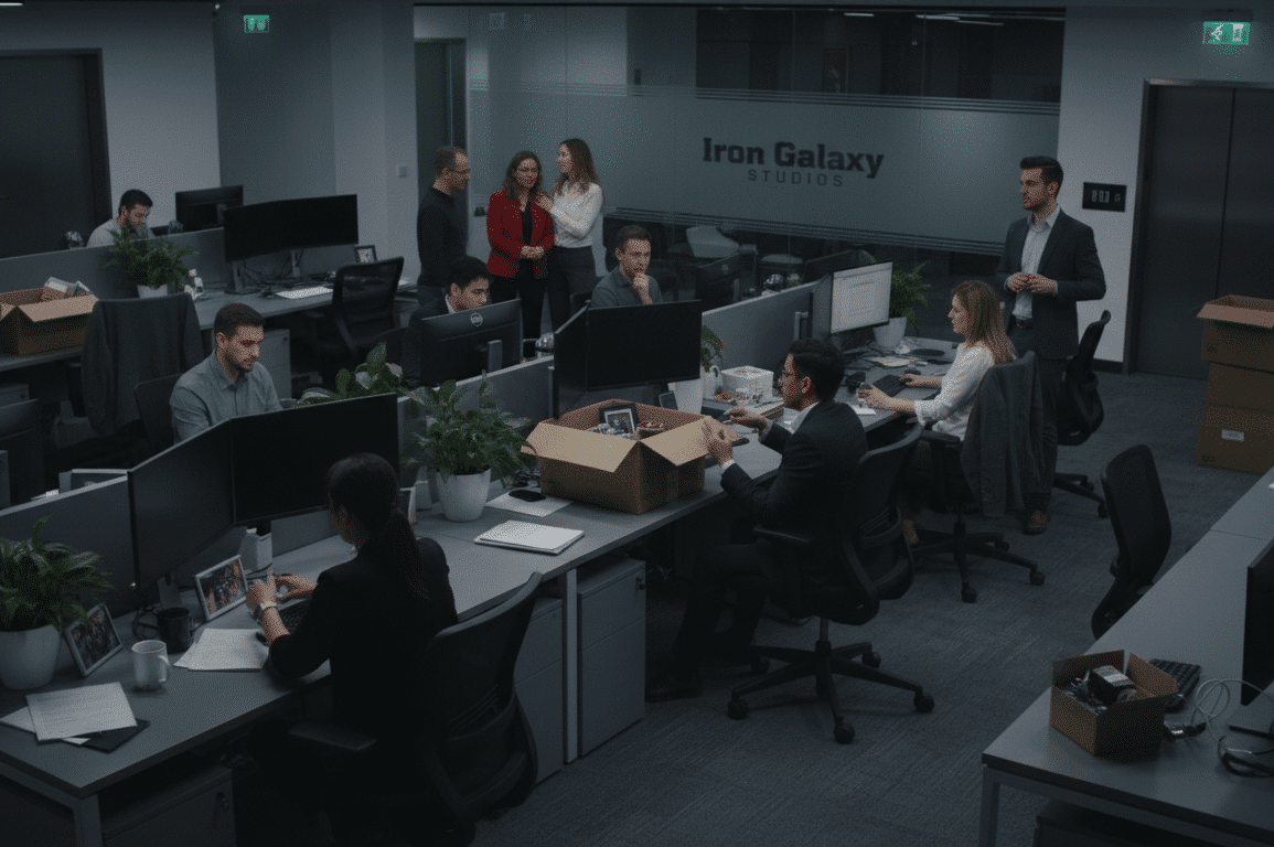iron galaxy studios annonce une nouvelle série de licenciements, impactant plusieurs employés dans le cadre d'une réorganisation interne.