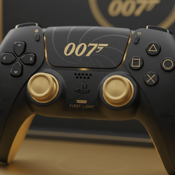 découvrez la manette dualsense édition spéciale 007 first light présentée par james bond pour la ps5, alliant design élégant et fonctionnalités exclusives pour les fans de la saga.