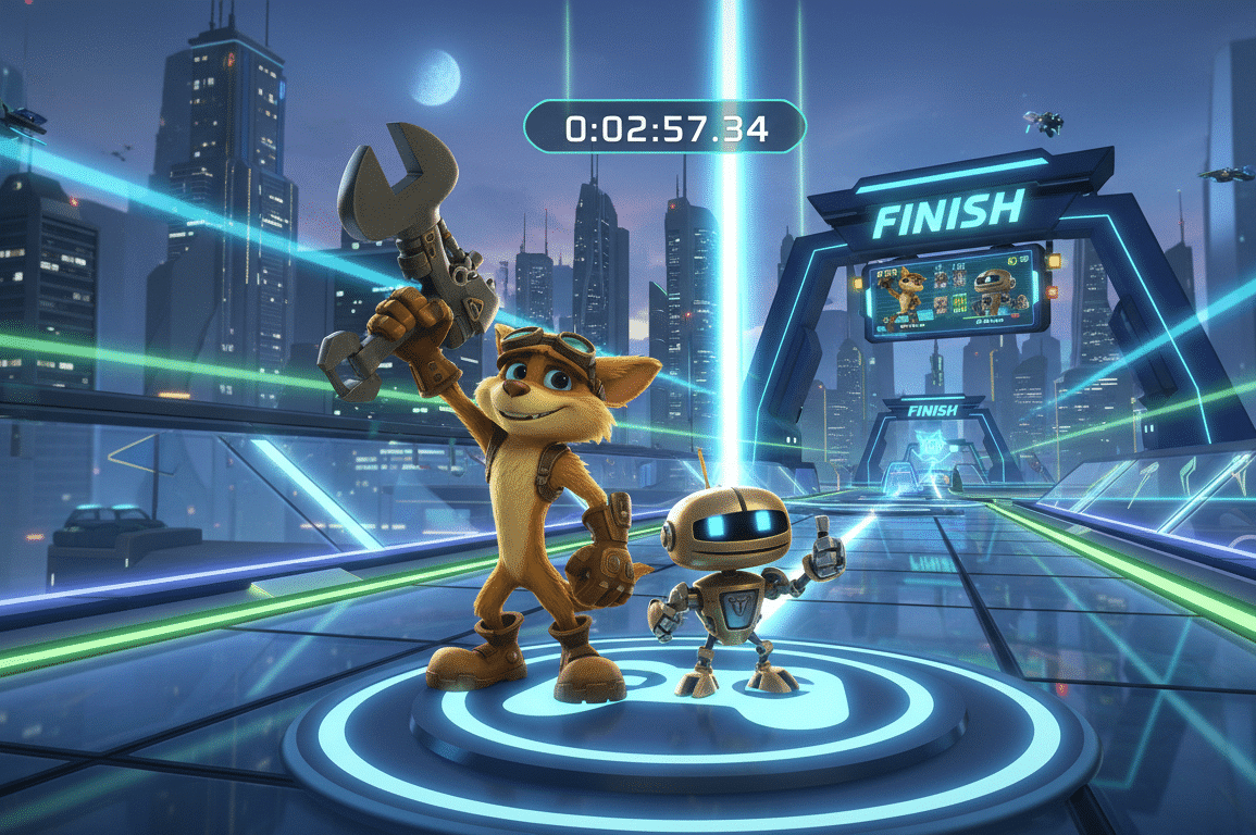 découvrez une astuce inédite pour terminer ratchet & clank 3 en moins d'une seconde et maîtrisez le jeu comme jamais auparavant.