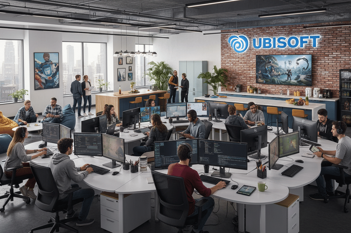 ubisoft annonce une réduction importante du télétravail pour ses employés en france, marquant un retour progressif au bureau.