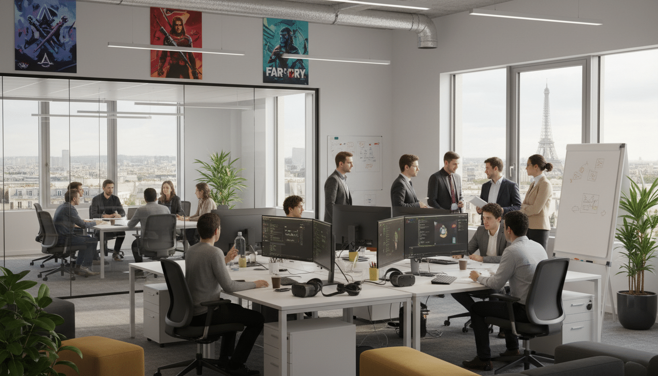ubisoft annonce une réduction importante du télétravail pour ses employés en france, marquant un retour progressif au bureau tout en adaptant ses méthodes de travail.