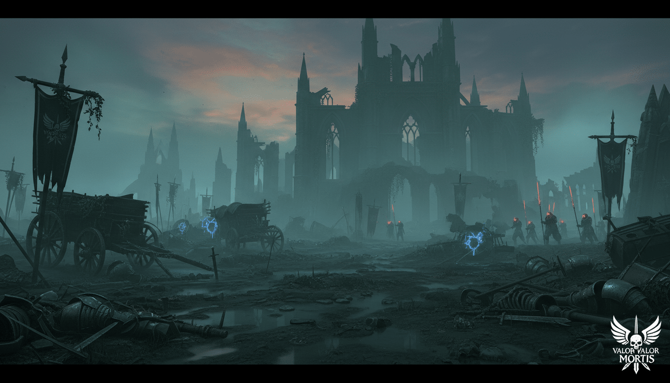 plongez dans l'univers sombre de valor mortis, un souls-like fps intense alliant action et stratégie. préparez-vous pour une aventure captivante cet automne.