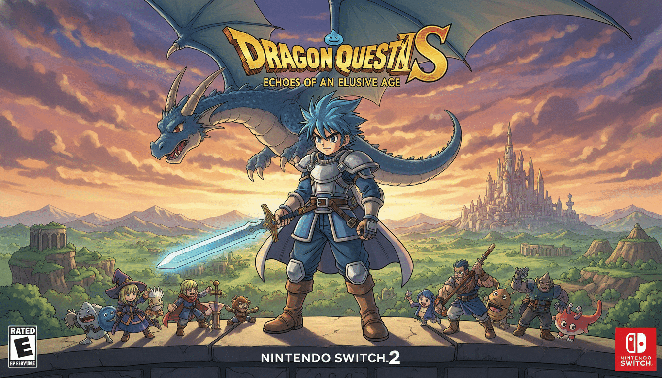 découvrez dragon quest xi s sur nintendo switch 2 dès le 24 septembre, avec une carte-clé exclusive, fidèle à l'héritage légendaire de square enix.