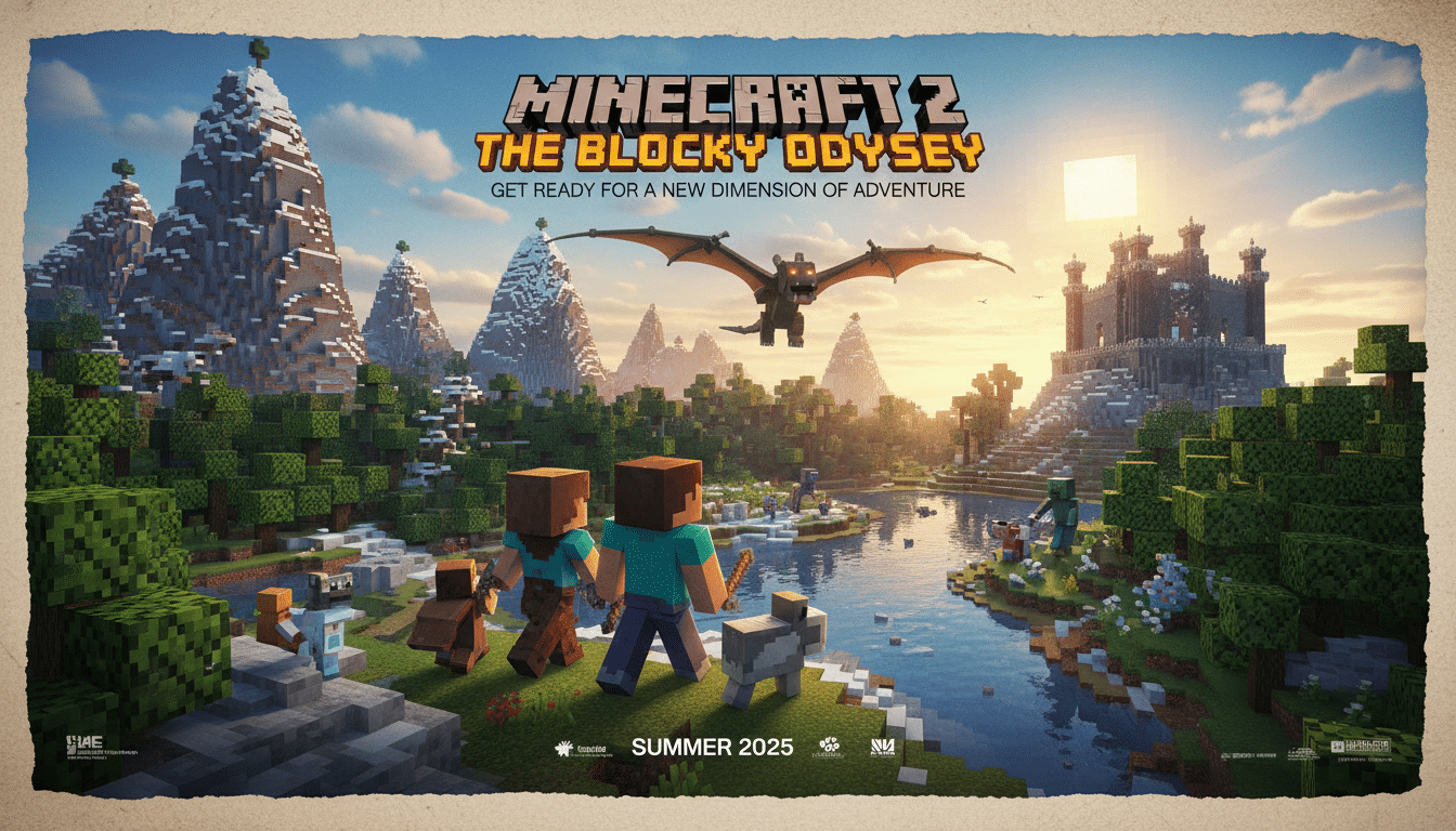 découvrez tout sur le deuxième film minecraft : titre officiel révélé et date de sortie annoncée pour le plus grand plaisir des fans.