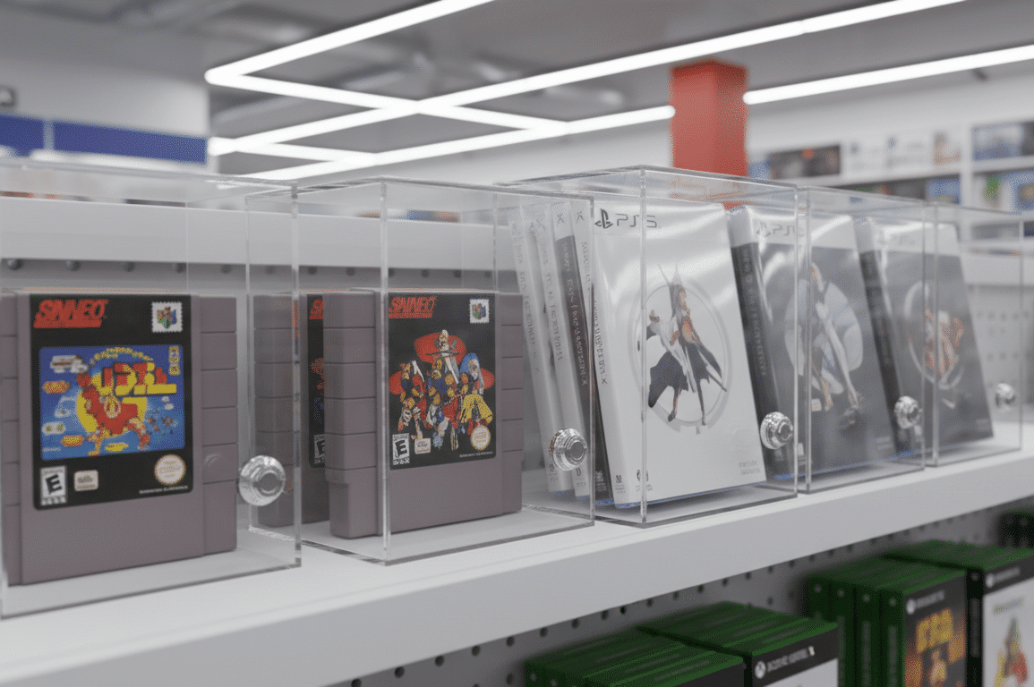 découvrez les boîtiers antivols pour jeux vidéo chez micromania, protégeant vos jeux du rétro aux nouveautés avec style et sécurité.