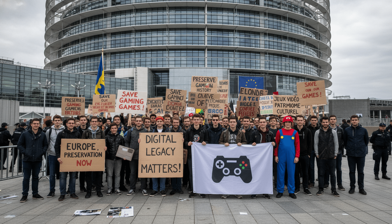 le parlement européen adopte une nouvelle législation pour protéger les jeux vidéo et empêcher leur suppression, marquant une avancée majeure pour l'industrie et les joueurs.