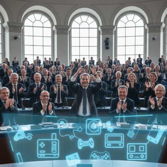 le parlement européen adopte une nouvelle législation majeure pour protéger les jeux vidéo, empêchant leur suppression massive et soutenant l'industrie du jeu en europe.