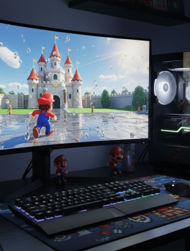 découvrez super mario 64 en version pc avec un portage révolutionnaire intégrant le ray tracing, offrant une immersion visuelle inédite et des graphismes améliorés pour une expérience de jeu unique.