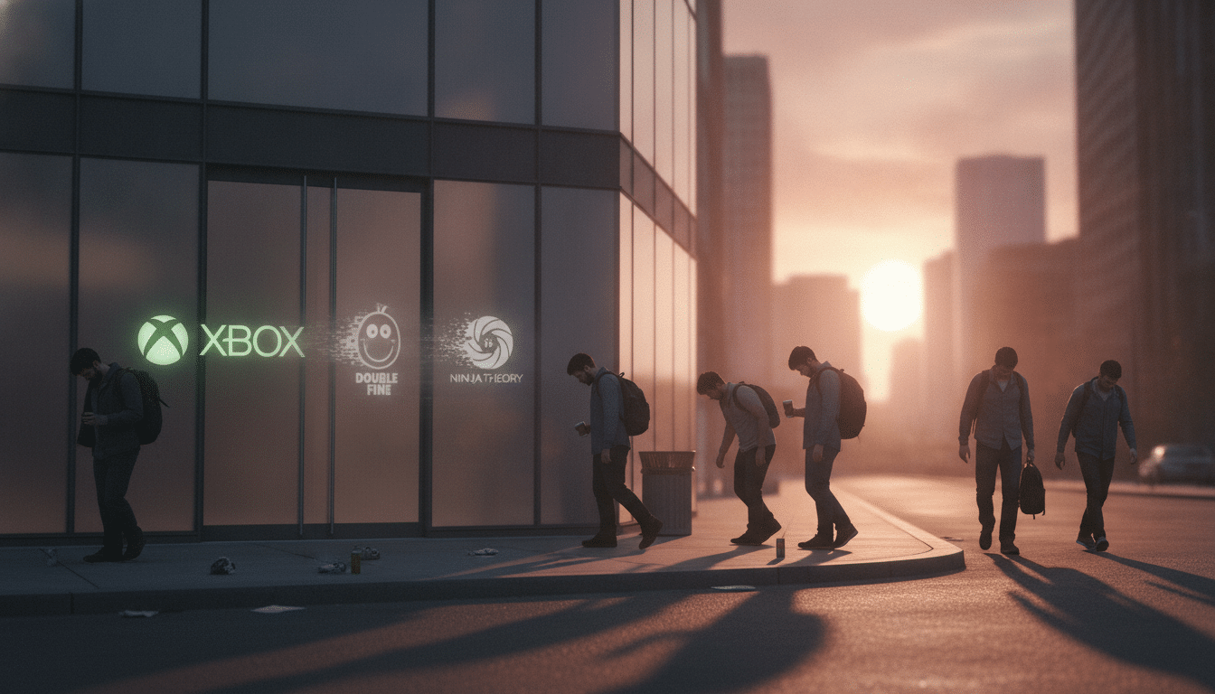 découvrez les tensions chez xbox alors que double fine, ninja theory et compulsion sont confrontés à des difficultés, mettant en péril l'avenir de ces studios emblématiques.
