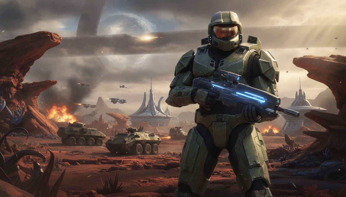découvrez notre premier regard sur halo: campaign evolved, le remake tant attendu du fps emblématique des années 2000, avec des graphismes modernisés et une expérience de jeu revisitée.