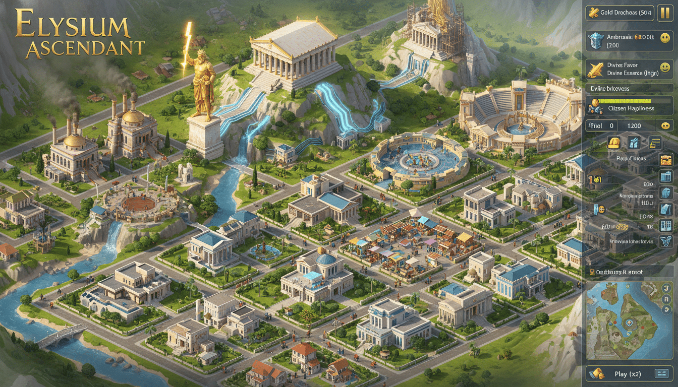 découvrez theos: cities of myth, un city builder hommage aux classiques des années 2000, développé par dotemu. une sortie pc prévue cette année pour les amateurs de gestion urbaine mythique.