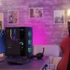 room with powerful pc for online gaming