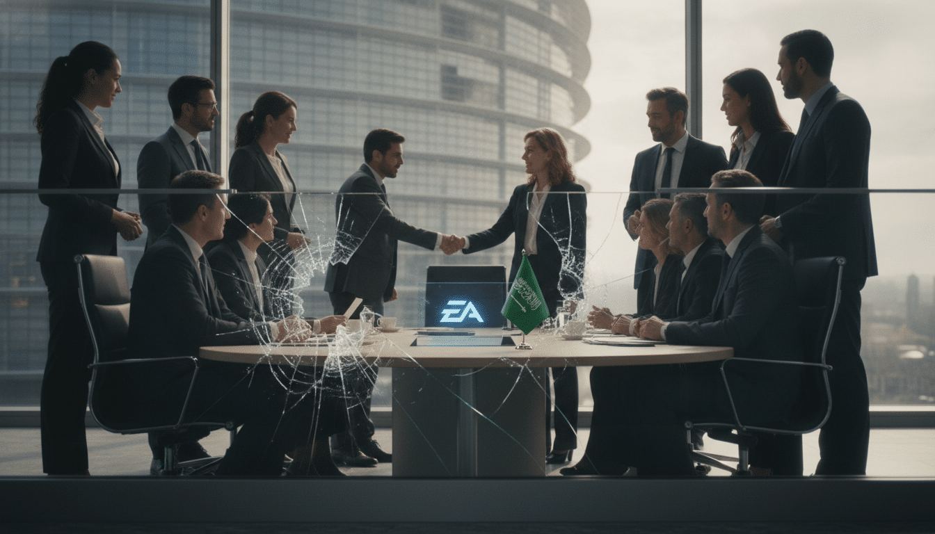 l'union européenne envisage d'approuver l'acquisition d'electronic arts par le fonds souverain saoudien, malgré l'absence de garde-fous, suscitant débats et inquiétudes sur les implications de cette transaction.