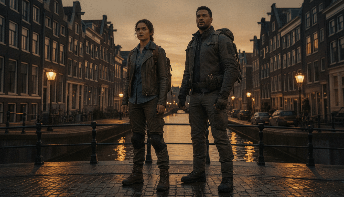 découvrez le nouveau trailer d'amsterdam qui met en avant les héros noa et aaron dans une aventure captivante pleine d'émotion et de suspense.