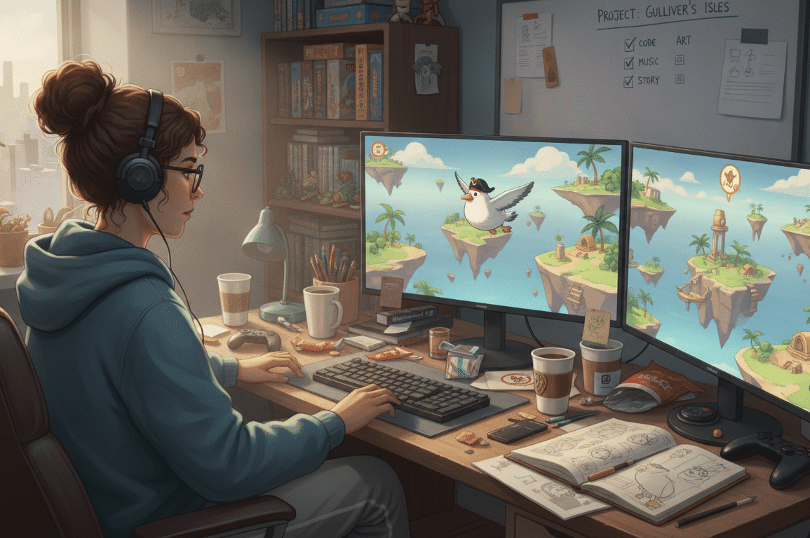 découvrez comment bryan martinet révolutionne le jeu vidéo avec goeland : seagull adventure, un projet ambitieux offrant une liberté totale aux joueurs.
