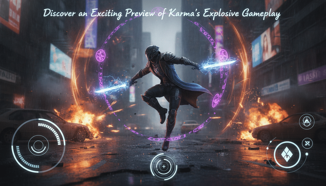 plongez dans l'univers intense de solo leveling avec un aperçu exclusif du gameplay roguelite de karma, alliant action explosive et stratégies captivantes.