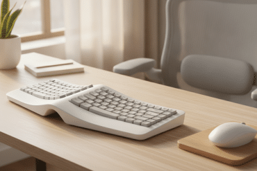 découvrez le test du trust keyra, un clavier ergonomique spécialement conçu pour offrir confort et facilité d'utilisation aux novices au bureau. améliorez votre expérience de frappe avec style et ergonomie.