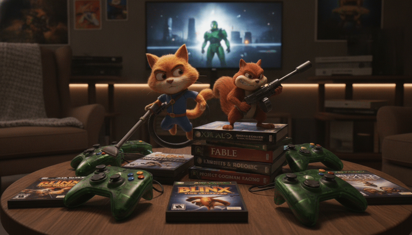 découvrez quatre jeux cultes de la première xbox désormais accessibles sur pc, avec blinx et conker en tête d'affiche pour une plongée nostalgique dans le rétro gaming.