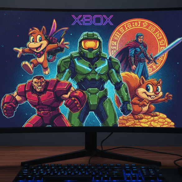 découvrez quatre jeux cultes de la première console xbox désormais accessibles sur pc, avec blinx et conker en vedette, pour une plongée nostalgique dans le rétro gaming.
