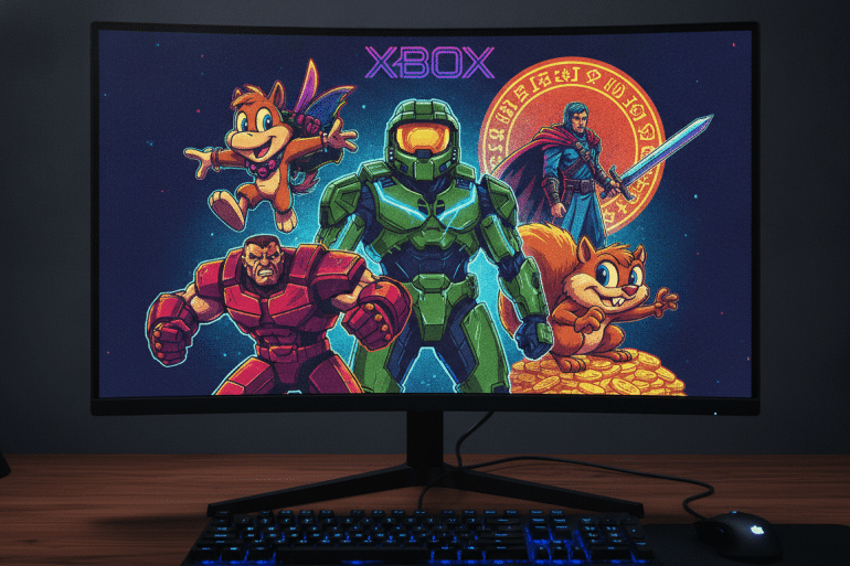 découvrez quatre jeux cultes de la première console xbox désormais accessibles sur pc, avec blinx et conker en vedette, pour une plongée nostalgique dans le rétro gaming.