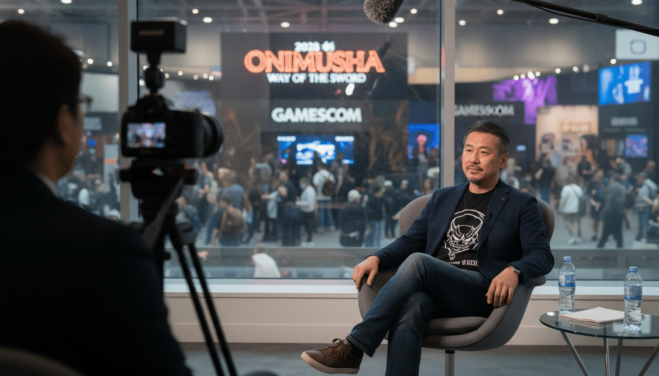 découvrez en exclusivité à la gamescom 2026 l'interview du réalisateur d'onimusha : way of the sword, qui partage ses inspirations, défis et nouveautés du jeu.