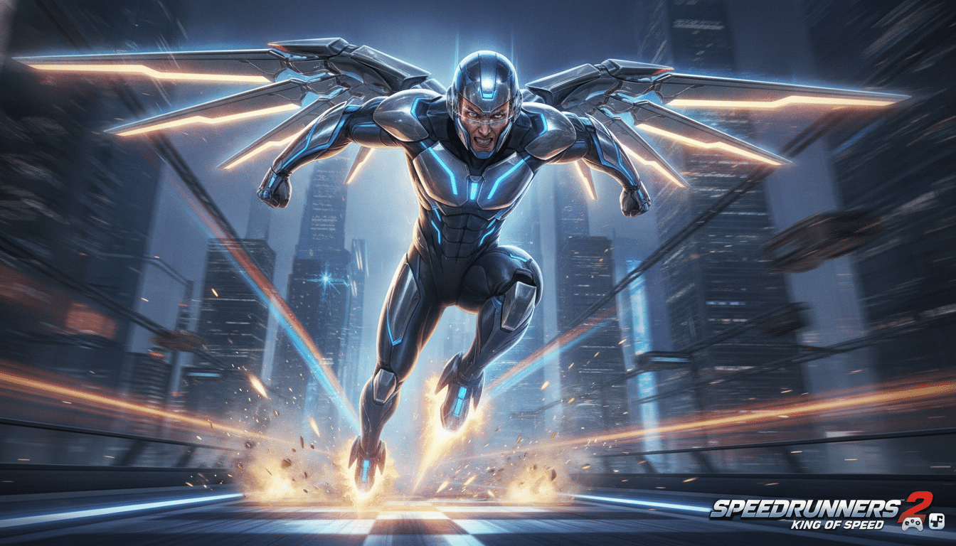 découvrez speedrunners 2 : king of speed, le jeu de course frénétique qui arrive le 3 septembre sur pc et consoles. préparez-vous à déployer vos ailes et à foncer à toute vitesse pour vivre une expérience de compétition intense et pleine d'adrénaline.