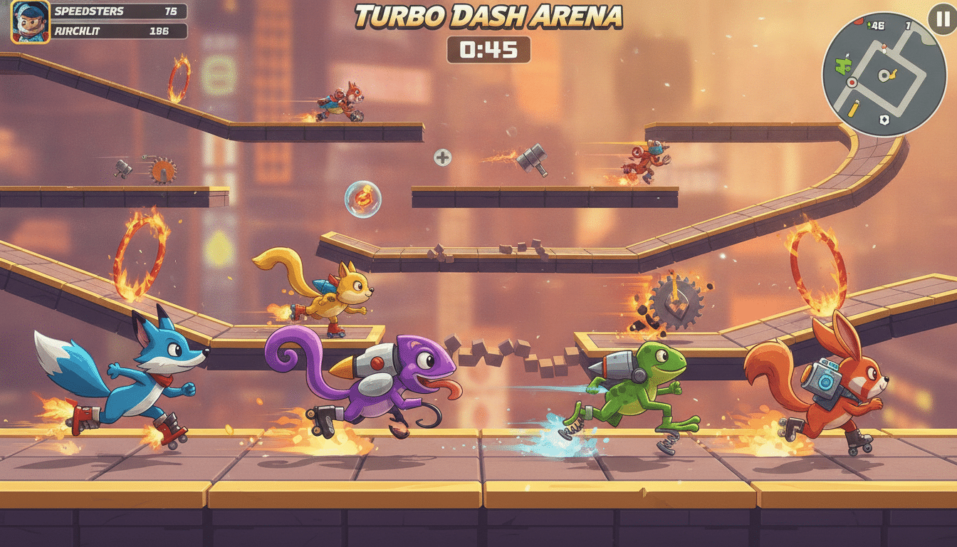 découvrez speedrunners 2 : king of speed, le jeu d'action et de course dynamique qui vous invite à foncer à toute allure ! disponible dès le 3 septembre sur pc et consoles, préparez-vous à déployer vos ailes et vivre des courses effrénées.