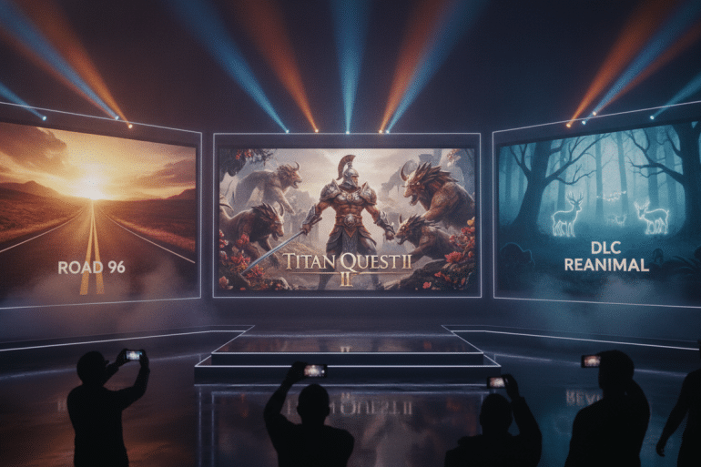 découvrez toutes les annonces majeures du thq nordic showcase, incluant road 96, titan quest ii, le dlc reanimal et bien plus encore, pour ne rien manquer des prochaines sorties et nouveautés.