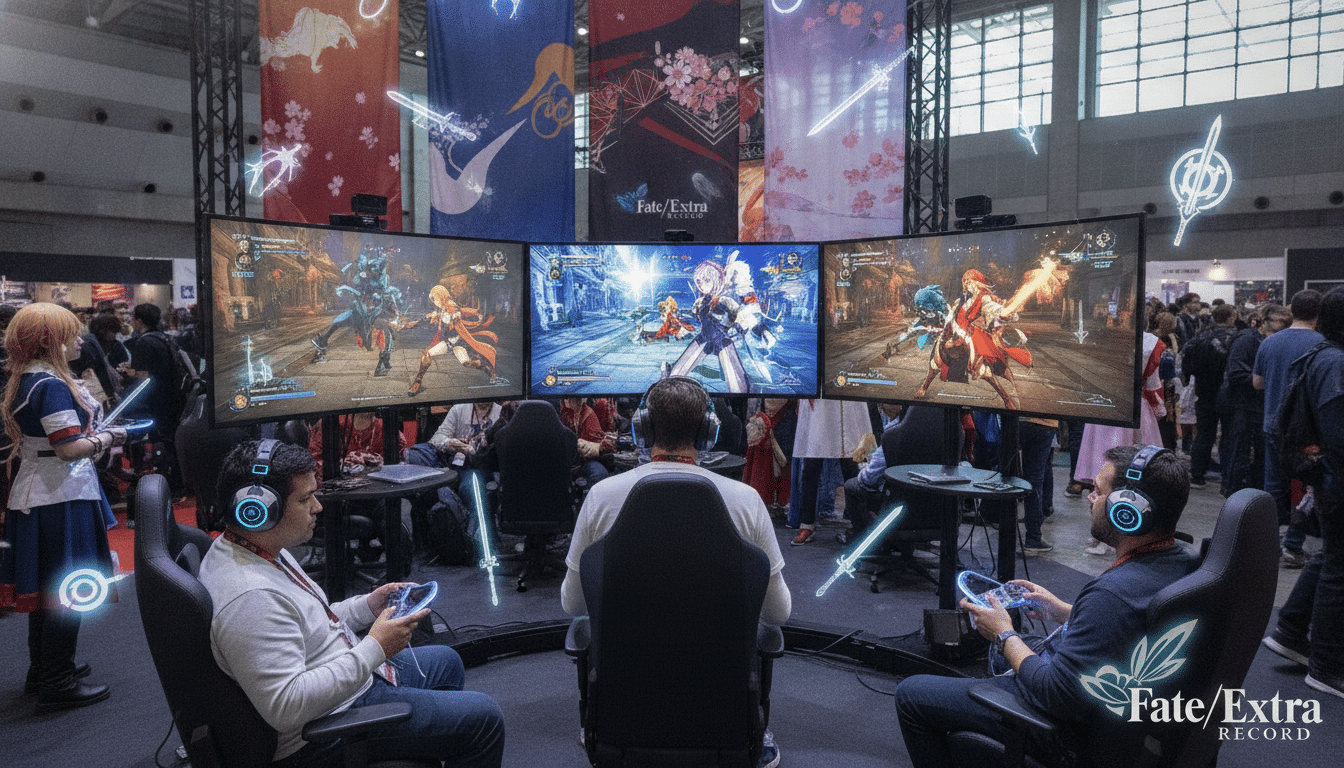 découvrez notre immersion captivante dans la démo jouable de fate/extra record, le jrpg de type-moon présenté au tokyo game show 2026. plongez au cœur de cet univers unique et explorez ses nouveautés exclusives.