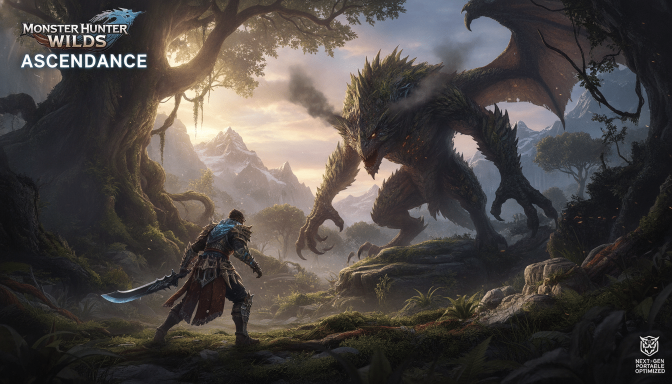 découvrez les premiers retours sur l'extension ascendance de monster hunter wilds ainsi que les nouveautés de la version switch 2 du jeu original dans notre analyse détaillée.
