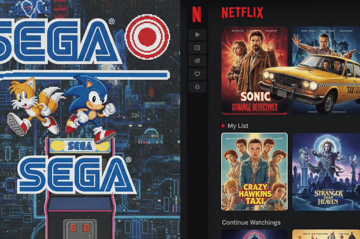 sega annonce une série animée sonic sur netflix, accompagnée de projets live action pour crazy taxi et stranger than heaven, promettant une nouvelle ère d'aventures passionnantes.