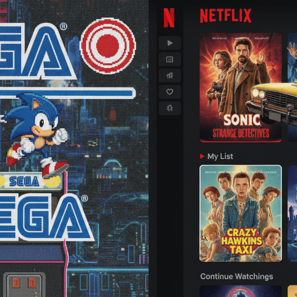 sega annonce une série animée sonic sur netflix, accompagnée de projets live action pour crazy taxi et stranger than heaven, promettant une nouvelle ère d'aventures passionnantes.