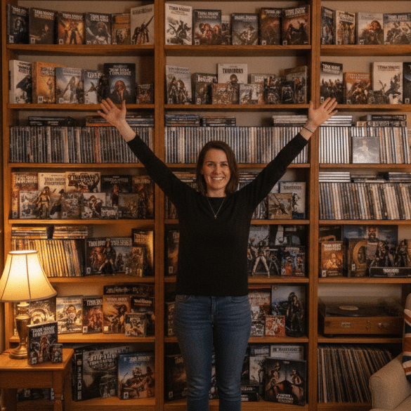 une britannique établit un record mondial avec la plus grande collection de jeux tomb raider, célébrant sa passion unique pour cette franchise emblématique.