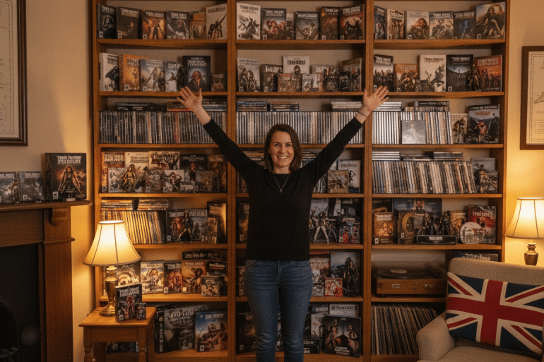 une britannique établit un record mondial avec la plus grande collection de jeux tomb raider, célébrant sa passion unique pour cette franchise emblématique.