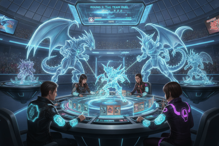 konami annonce un remake très attendu de yu-gi-oh! tag force 3, intitulé tag force gx, prévu pour février 2027, promettant une expérience de jeu améliorée pour les fans.