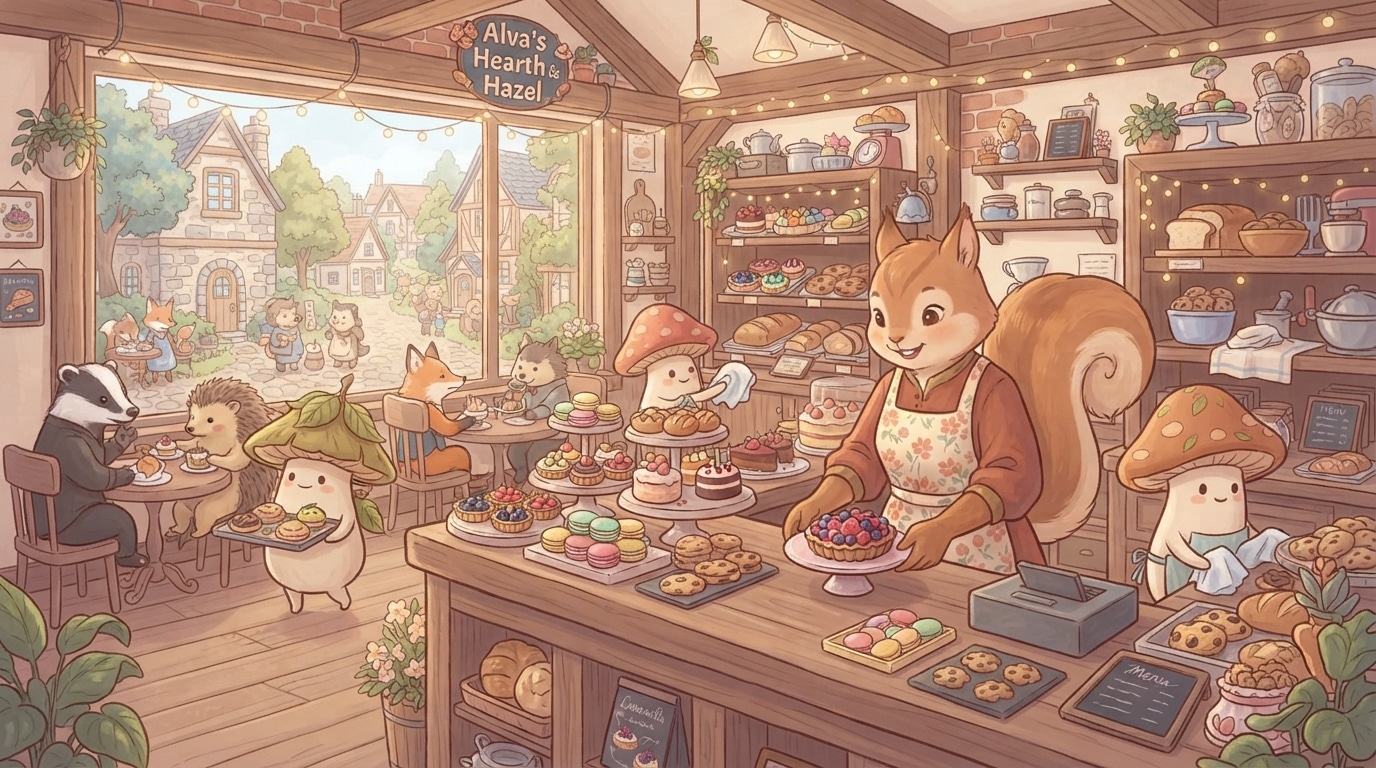 acornia: mirror worlds dévoile ses combats, ses donjons et sa boutique de pâtisseries dans une nouvelle vidéo à découvrir.