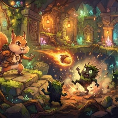 découvrez en vidéo les combats, les donjons et la boutique de pâtisseries d’acornia: mirror worlds, un univers fantastique plein de surprises.