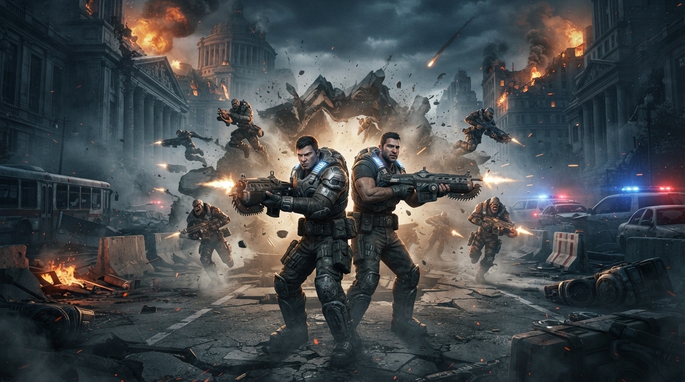 gears of war: e-day replonge aux origines de la saga avec une aventure brutale et spectaculaire. découvrez ce que vaut ce retour aux sources.