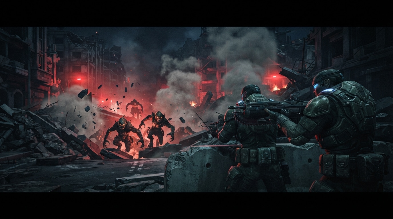 avec gears of war: e-day, la saga revient à ses origines. un préquel spectaculaire qui rappelle pourquoi revisiter le passé n’est pas toujours une bonne idée.