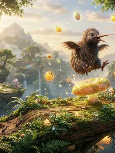 kiwi boing, nouveau collectathon 3d attendu en 2027, marque le retour d’anciens développeurs des fourmis dans une aventure colorée.
