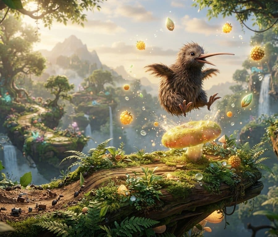 kiwi boing, nouveau collectathon 3d attendu en 2027, marque le retour d’anciens développeurs des fourmis dans une aventure colorée.