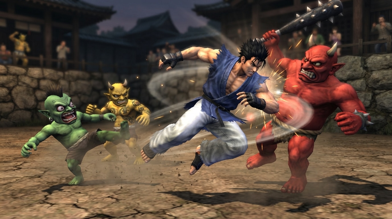 vingt ans après sa sortie, god hand demeure un beat’em up aussi étrange qu’inoubliable, reflet de l’audace et de la folie créative de capcom.