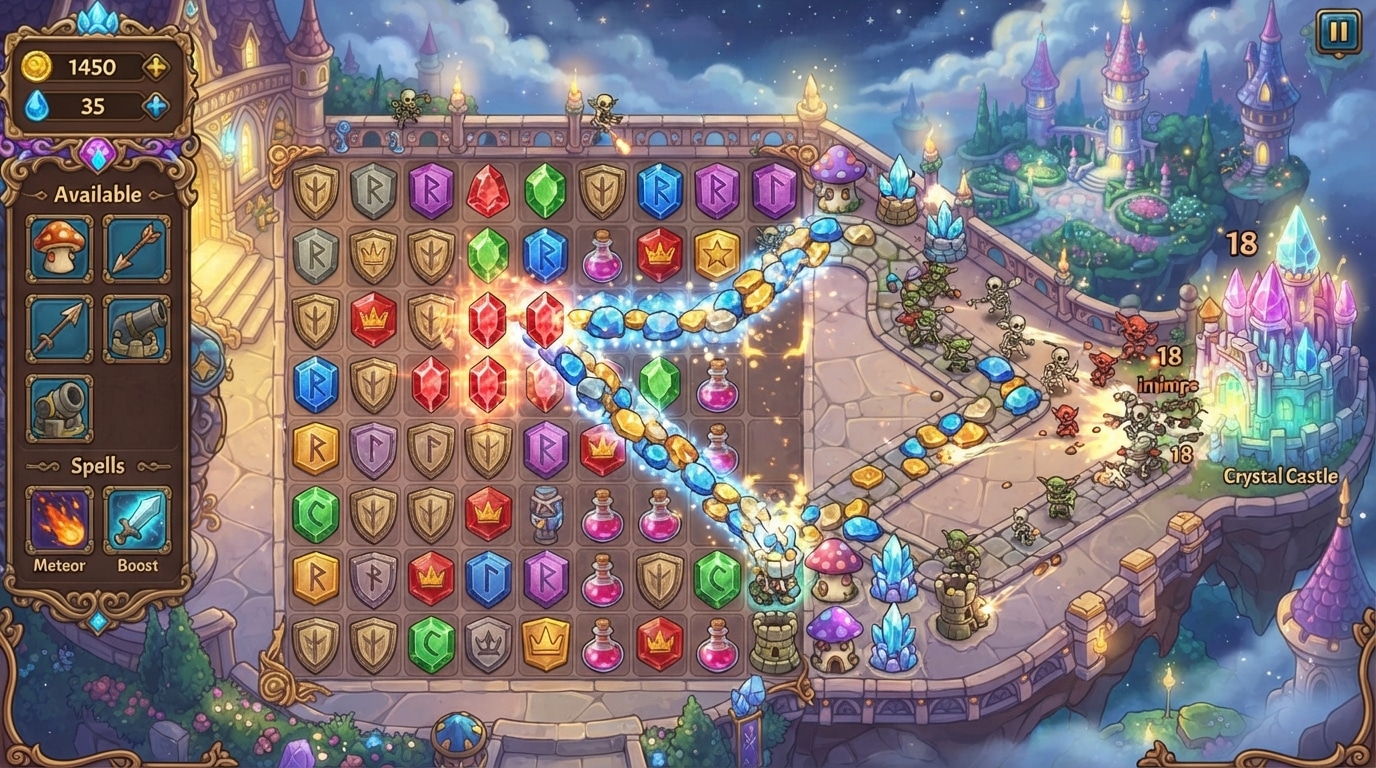 découvrez titanium court, un jeu audacieux qui mêle tower defense, roguelike et match-3. ce titre atypique débarque sur consoles en octobre.