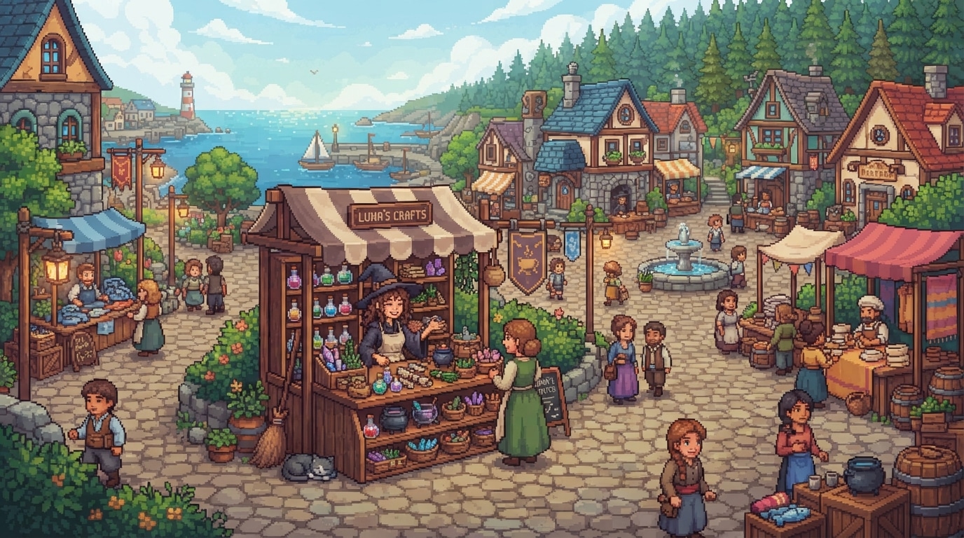 witchbrook, le jeu de chucklefish qui vous plonge dans une école de sorcières, fera sa rentrée en janvier prochain.