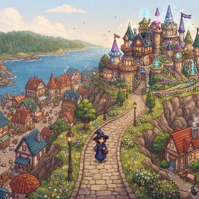 witchbrook, le jeu de sorcières de chucklefish, fera sa rentrée en janvier prochain : découvrez ce qui attend les élèves de cette école magique.