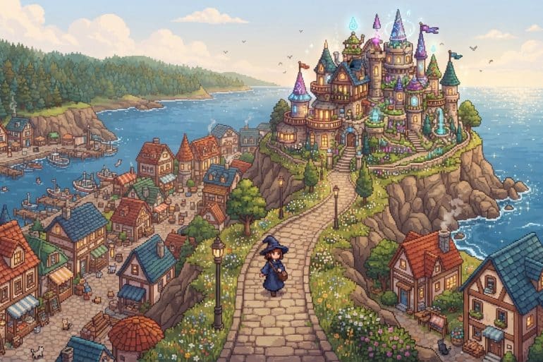 witchbrook, le jeu de sorcières de chucklefish, fera sa rentrée en janvier prochain : découvrez ce qui attend les élèves de cette école magique.